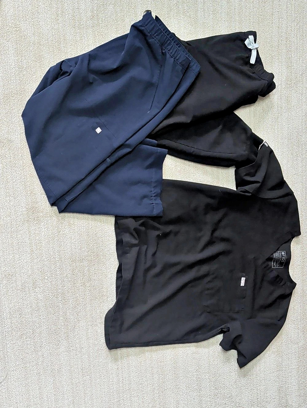 FIGS Scrubs Technical Collection Scrub Set One Top 2 Bottoms